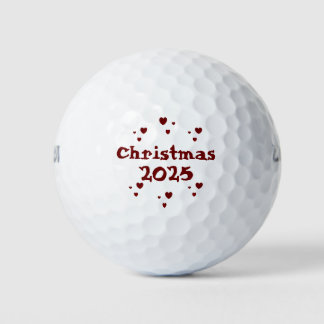 Christmas 2025 golf balls by dalDesignNZ