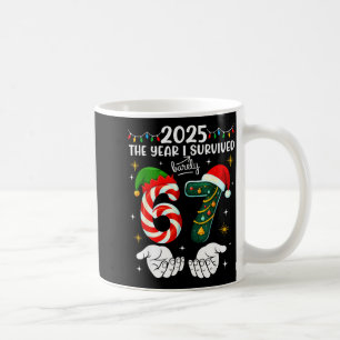Christmas 2025 The Year I Barely Survived Six Seve Coffee Mug