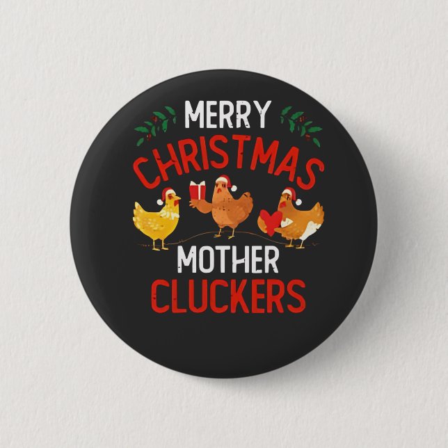 christmas 2026,  2 inch round button (Front)