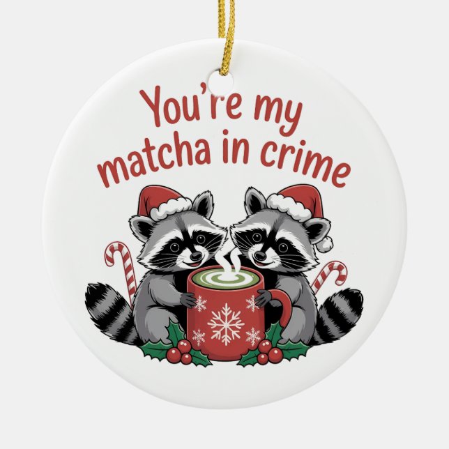 christmas 2026,  ceramic ornament (Front)