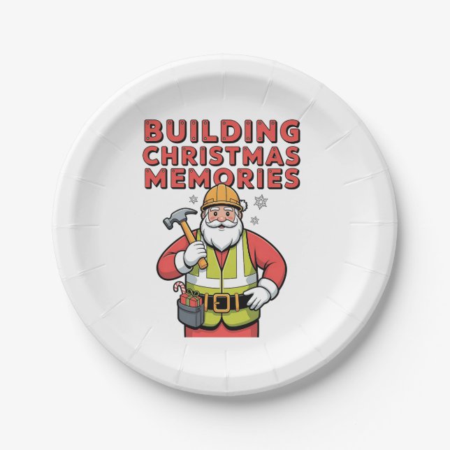 christmas 2026,  paper plate (Front)