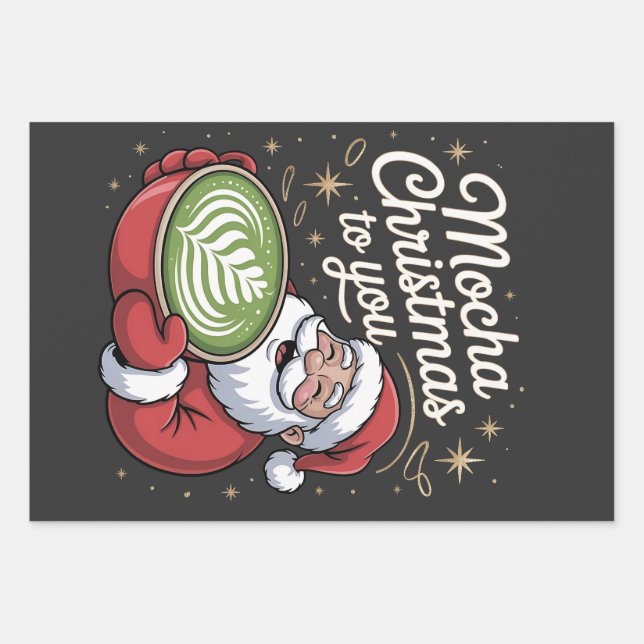 christmas 2026,  wrapping paper sheet (Front)