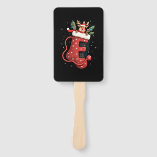 Christmas (2) hand fan