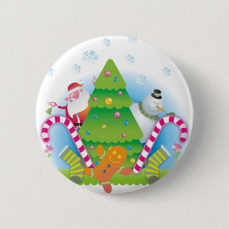 christmas 2 inch round button