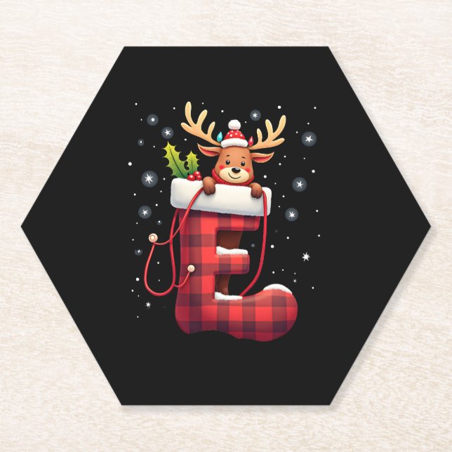 Christmas (3) paper coaster (Front)