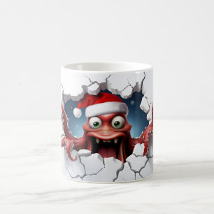 Christmas 3D Octopus Coffee Mug