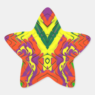  CHRISTMAS 3D STAR ~   STAR STICKER