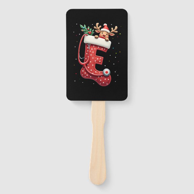 Christmas (4) hand fan (Front)