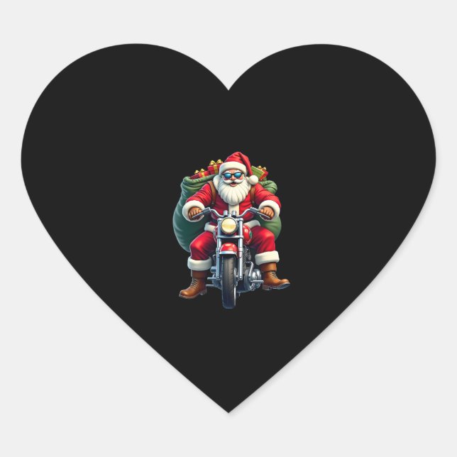 Christmas (4) heart sticker (Front)