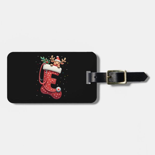 Christmas (4) luggage tag (Front Horizontal)