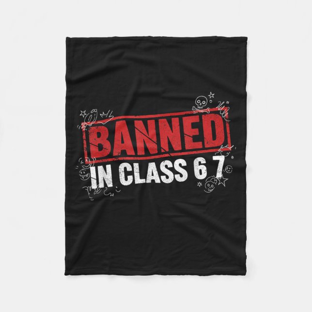 Christmas 67 Meme Design Funny Six Seven Hands 6 7 Fleece Blanket (Front)