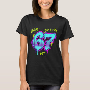 Christmas 67 Meme Design Funny Six Seven Hands 6 7 T-Shirt