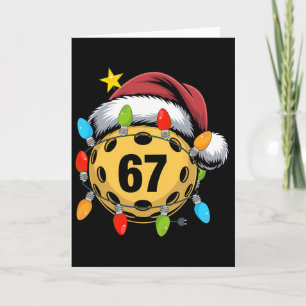 Christmas 67 Meme Picklebyll Santa Hat Funny Xmas Card