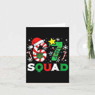 Christmas 67 Squad 6 7 Meme Xmas Family Men Women  Card