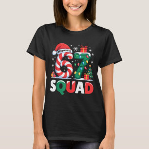 Christmas 67 Squad Mommy 6-7 Funny Matching Candy T-Shirt