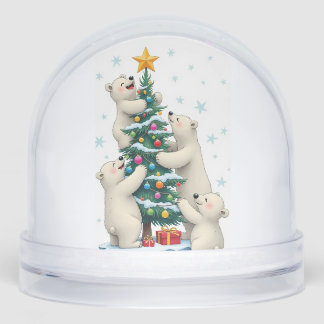 Christmas - A Family Holiday, Author Natasha Us Snowglobe
