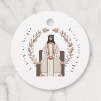 Christmas | A King So Bright | Jesus | Neutrals Favour Tags
