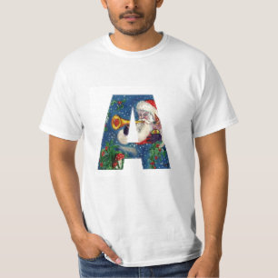 CHRISTMAS A LETTER / SANTA CLAUS BUGLER T-Shirt