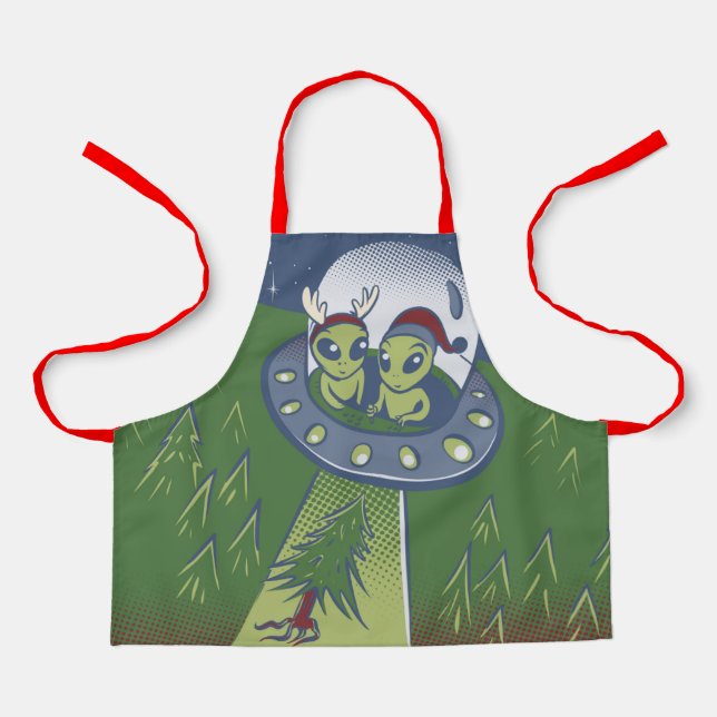 Christmas abduction apron (Front)