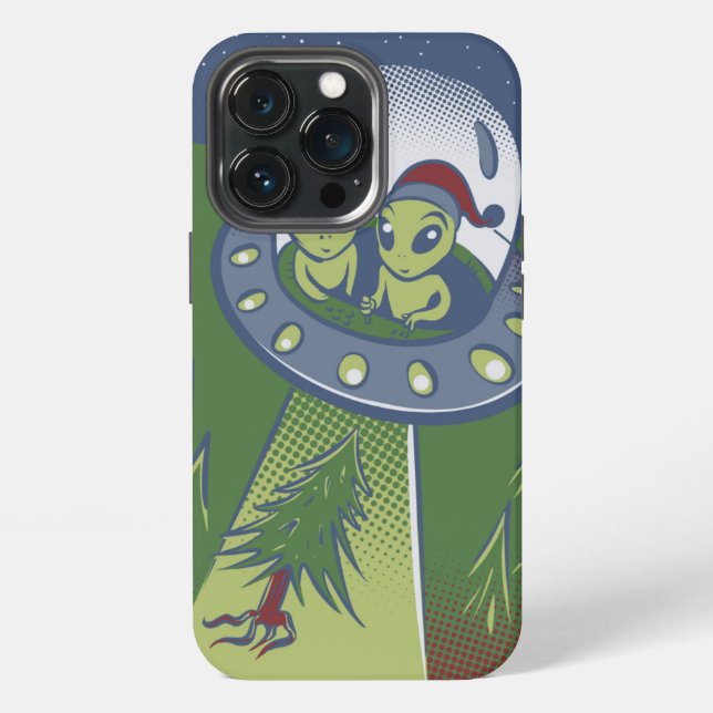 Christmas abduction iPhone case (Back)