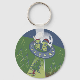 Christmas abduction keychain