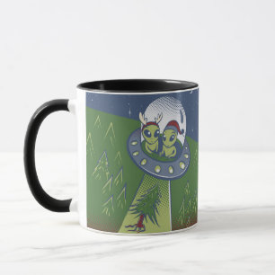 Christmas abduction mug