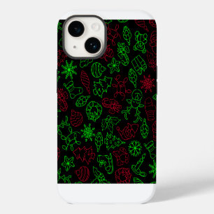 Christmas Abstract Pattern iPhone 14 Case