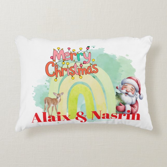 Christmas  accent pillow (Front)