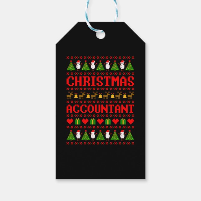 Christmas Accountant Gift Tags (Front)