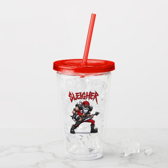 Christmas Acrylic Tumbler (Back Ice)