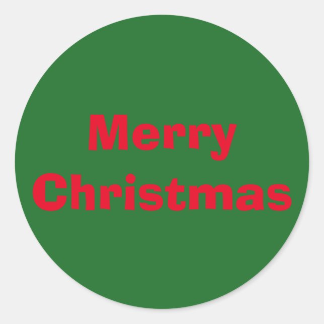 Christmas Ad Lib Red Green Sticker by Janz (Front)