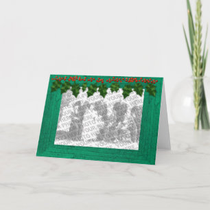 Christmas Add Your Photo Frame Customizable Card