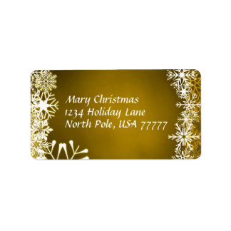Christmas Address Avery Label