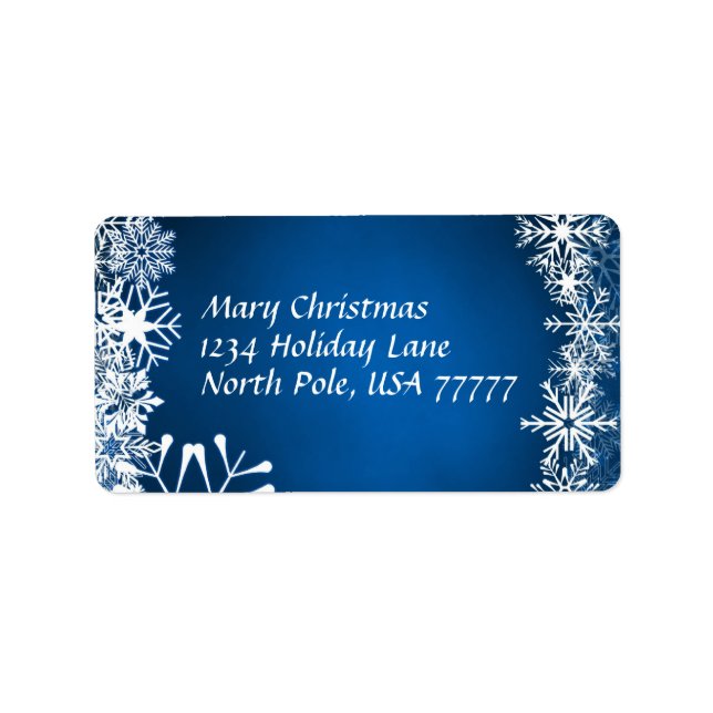 Christmas Address Avery Label (Front)