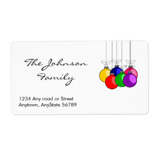 Christmas Address Label