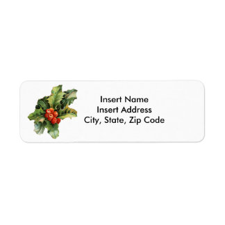 Christmas Address Label