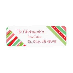 Christmas Address Label