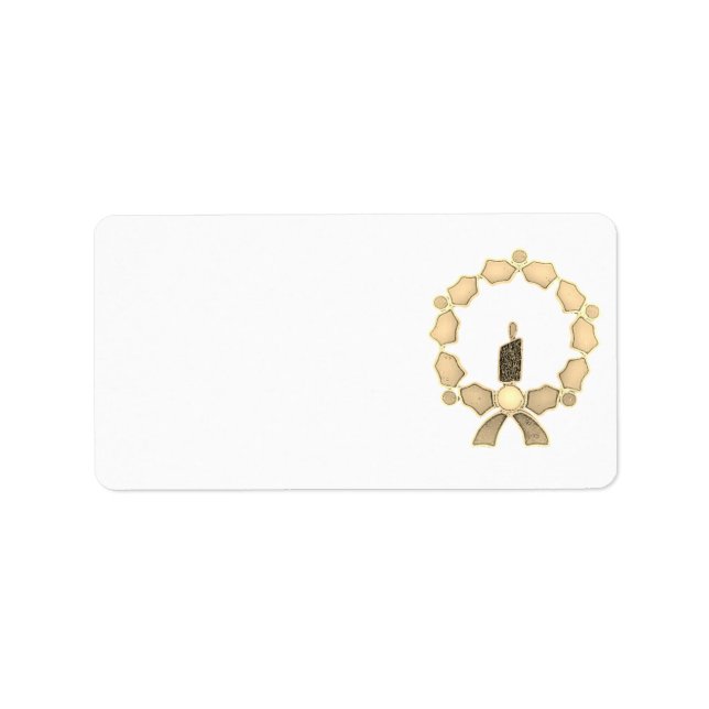 Christmas Address  labels  (Front)