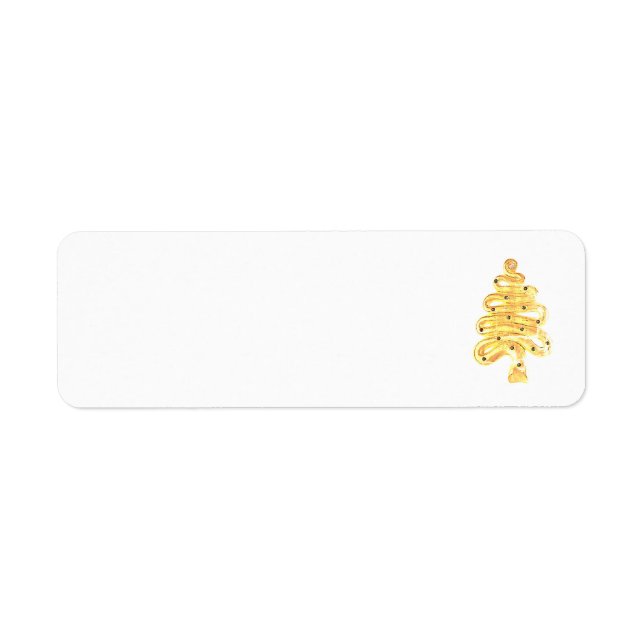 Christmas Address Labels art and design (Front)