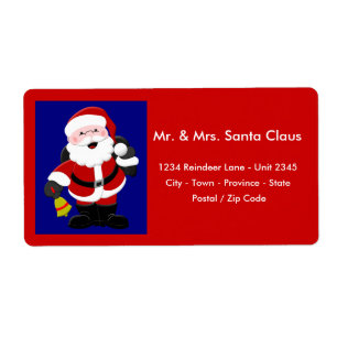 Christmas Address Labels - Santa