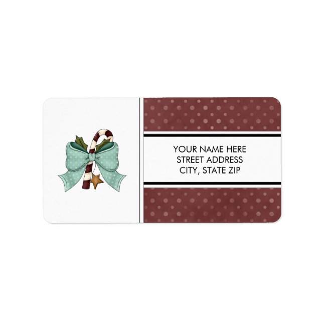 Christmas Address Mailing Labels (Front)