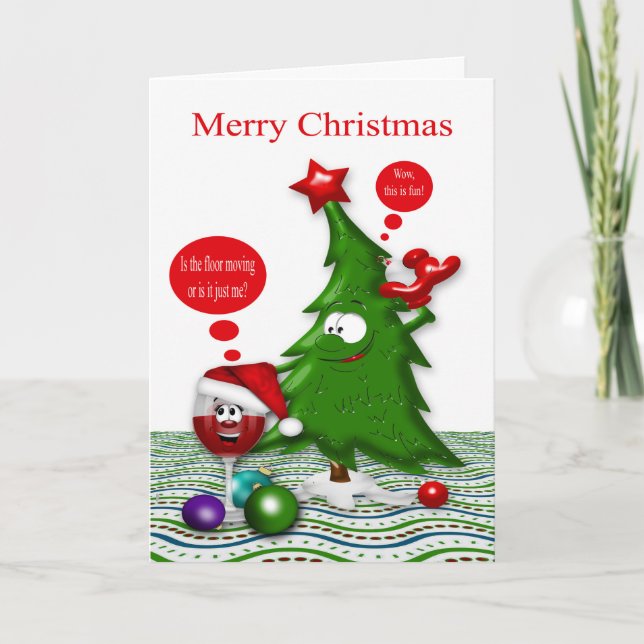 Christmas, adult humour, holiday card (Front)