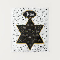 Christmas Advent Art for Names of Jesus Buttons
