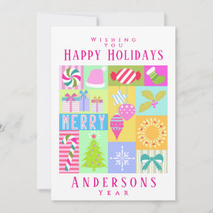 Christmas Advent Calendar  Holiday Card