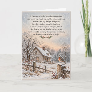 Christmas After Loss Sympathy Card