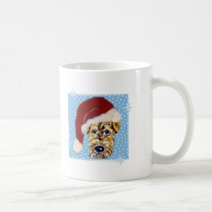 Christmas Airedale Coffee Mug