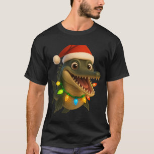 Christmas Alligator Gar Fish T-Shirt
