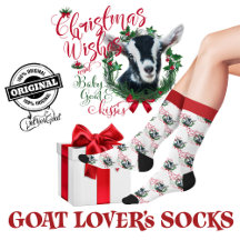 Christmas Alpine Baby Goat Wishes
