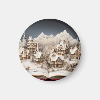Christmas Alpine Storybook Village Magnet