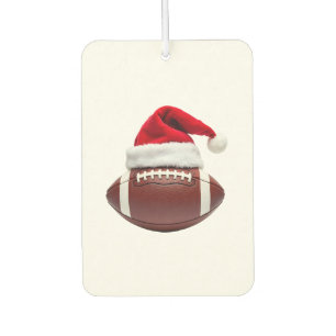 Christmas American Football Ball Santa Hat (1) Air Freshener